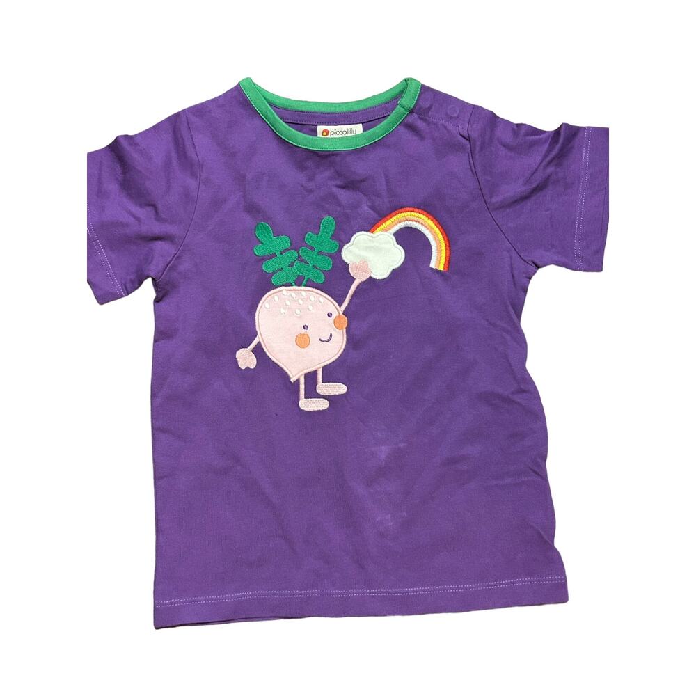 Piccalilly Purple Radish Rainbow Shirt size 18-24m